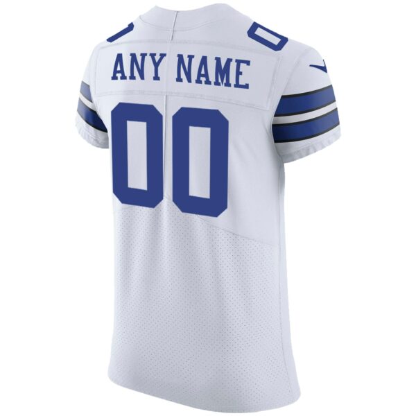 Men’s Dallas Cowboys Nike White Vapor Untouchable Custom Elite Jersey