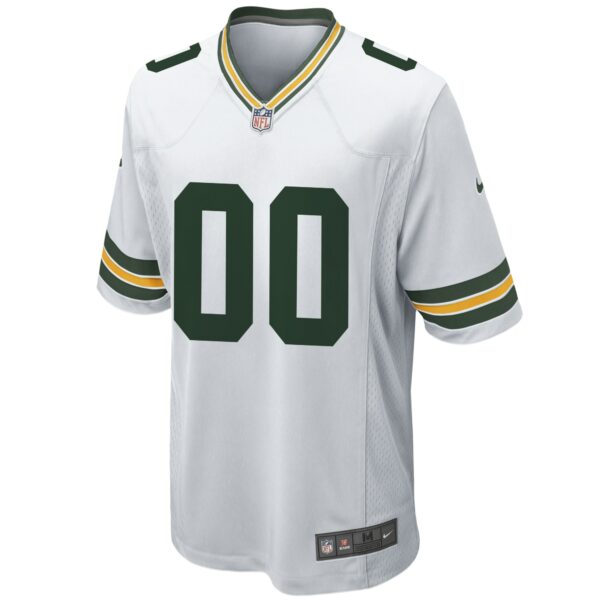 Men’s Green Bay Packers Nike White Custom Game Jersey