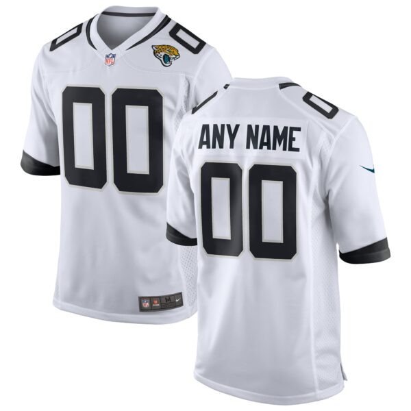 Men’s Jacksonville Jaguars Nike White Custom Game Jersey