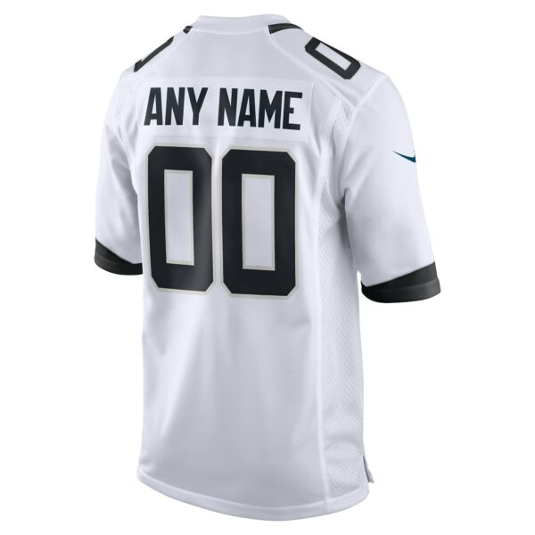 Men’s Jacksonville Jaguars Nike White Custom Game Jersey