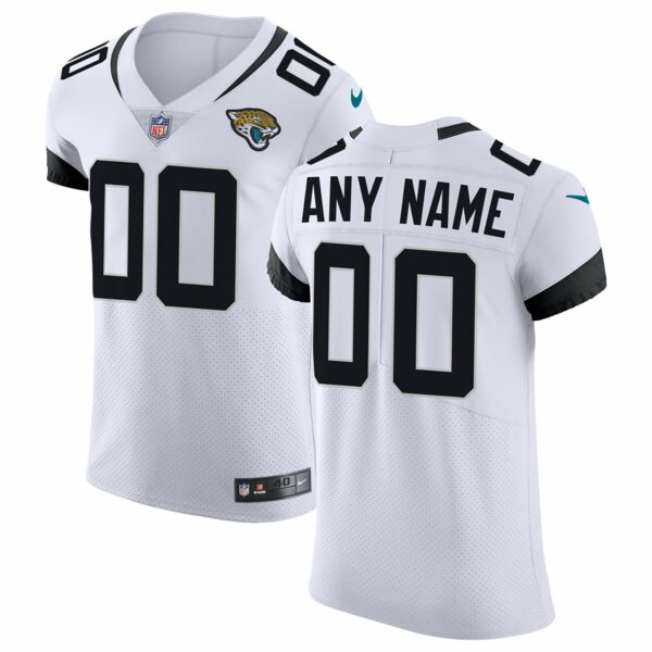 Men’s Jacksonville Jaguars Nike White Vapor Untouchable Elite Custom Jersey