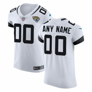 Men's Jacksonville Jaguars Nike White Vapor Untouchable Elite Custom Jersey