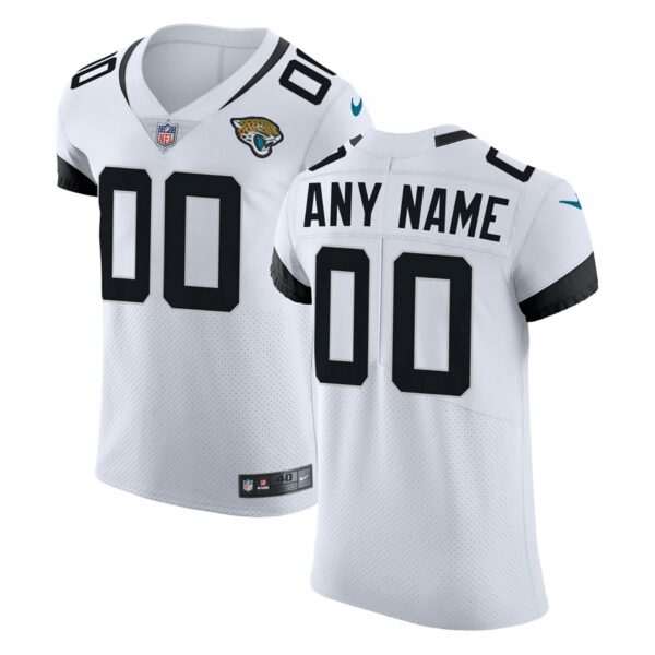 Men’s Jacksonville Jaguars Nike White Vapor Untouchable Elite Custom Jersey