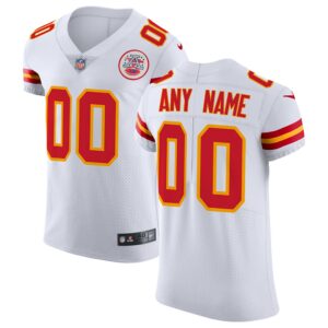 Men's Kansas City Chiefs Nike White Vapor Untouchable Elite Custom Jersey