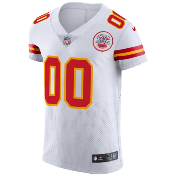 Men’s Kansas City Chiefs Nike White Vapor Untouchable Elite Custom Jersey