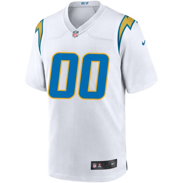 Men’s Los Angeles Chargers Nike White Custom Game Jersey