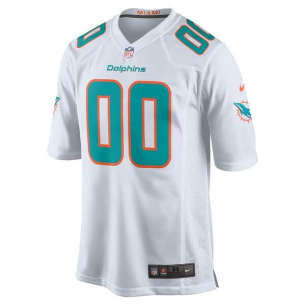 Men’s Miami Dolphins Nike White Custom Game Jersey