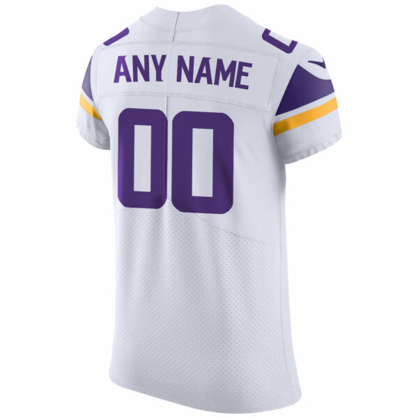 Men’s Minnesota Vikings Nike White Vapor Untouchable Elite Custom Jersey