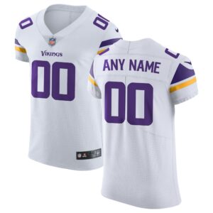 Men's Minnesota Vikings Nike White Vapor Untouchable Elite Custom Jersey