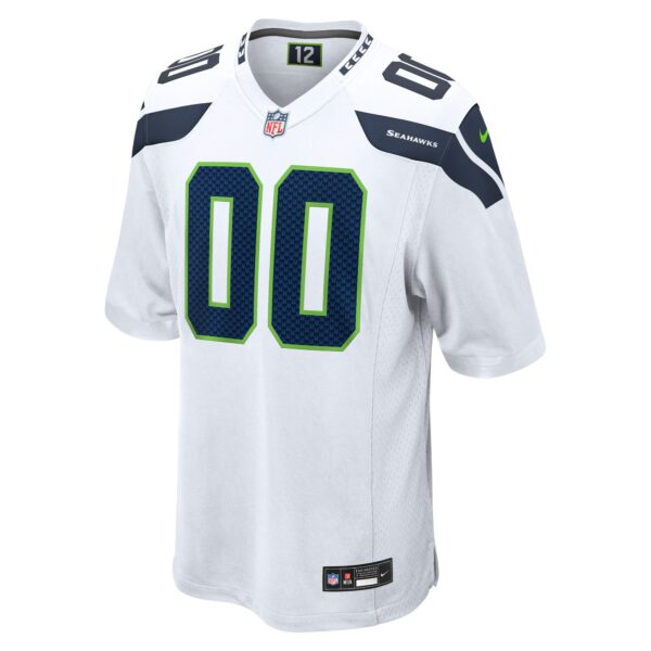 Men’s Seattle Seahawks Nike White Custom Game Jersey