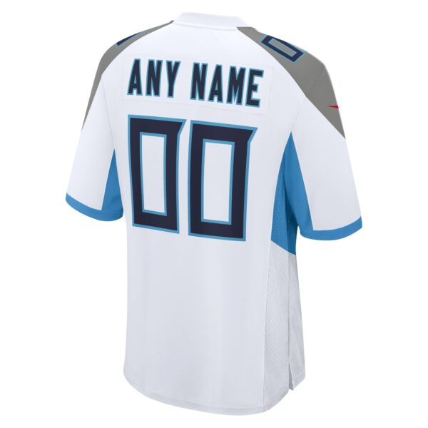 Men’s Tennessee Titans Nike White Custom Game Jersey