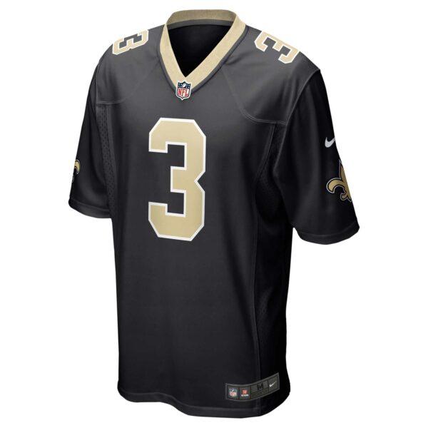 Men’s New Orleans Saints Wil Lutz Nike Black Game Jersey