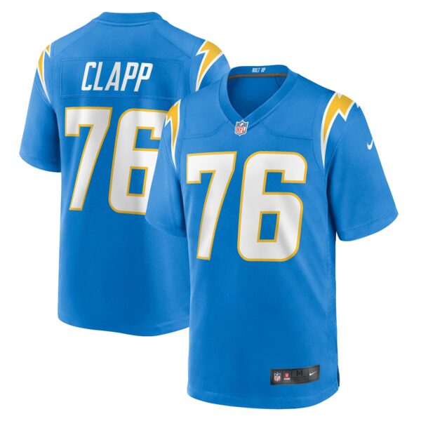 Men’s Los Angeles Chargers Will Clapp Nike Powder Blue Game Jersey