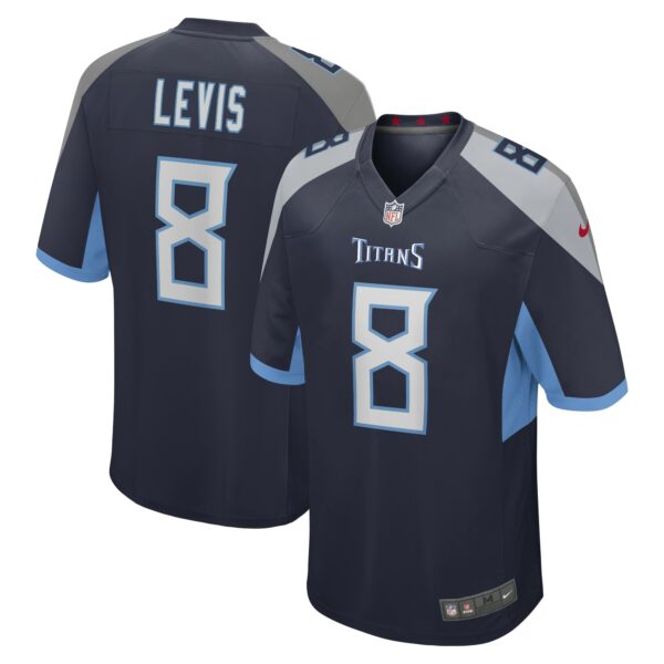 Men’s Tennessee Titans Will Levis Nike Navy 2023 NFL Draft Pick Game Jersey