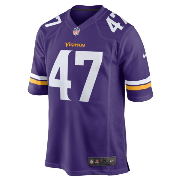 Men’s Minnesota Vikings William Kwenkeu Nike Purple Home Game Player Jersey