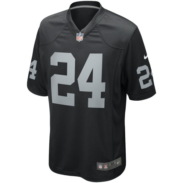 Men’s Las Vegas Raiders Willie Brown Nike Black Game Retired Player Jersey