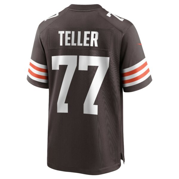 Men’s Cleveland Browns Wyatt Teller Nike Brown Game Jersey