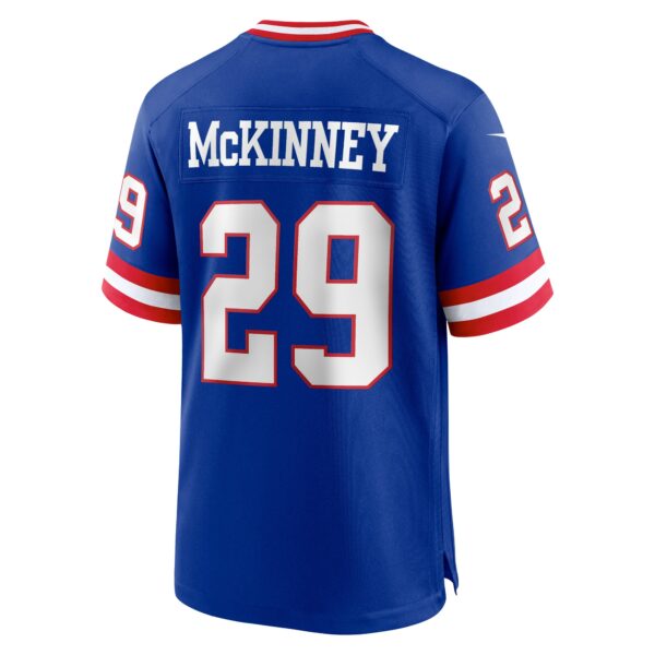 Men’s New York Giants Xavier McKinney Nike Royal Classic Player Game Jersey