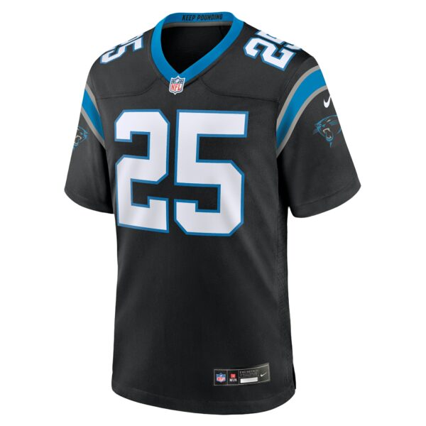 Men’s Carolina Panthers Xavier Woods Nike Black Team Game Jersey