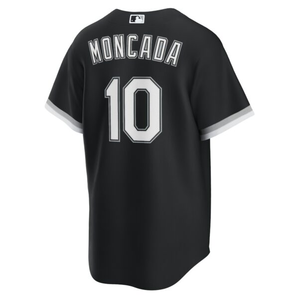 Men’s Chicago White Sox Yoan Moncada Nike Black Alternate Replica Player Name Jersey