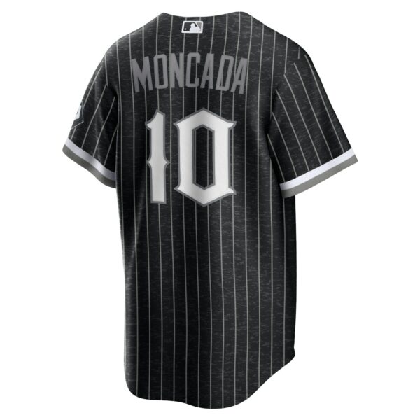 Men’s Chicago White Sox Yoan Moncada Nike Black City Connect Replica Player Jersey