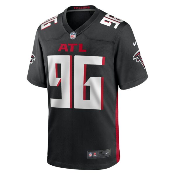 Men’s Atlanta Falcons Zach Harrison Nike Black Team Game Jersey