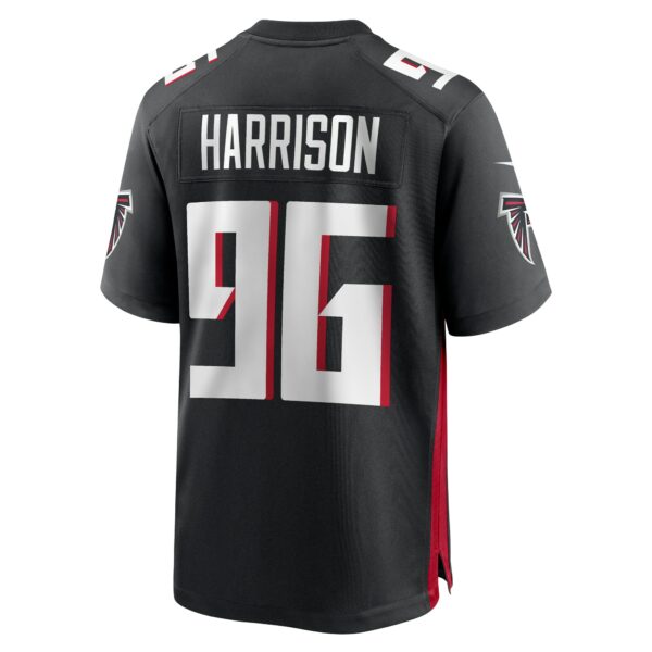 Men’s Atlanta Falcons Zach Harrison Nike Black Team Game Jersey