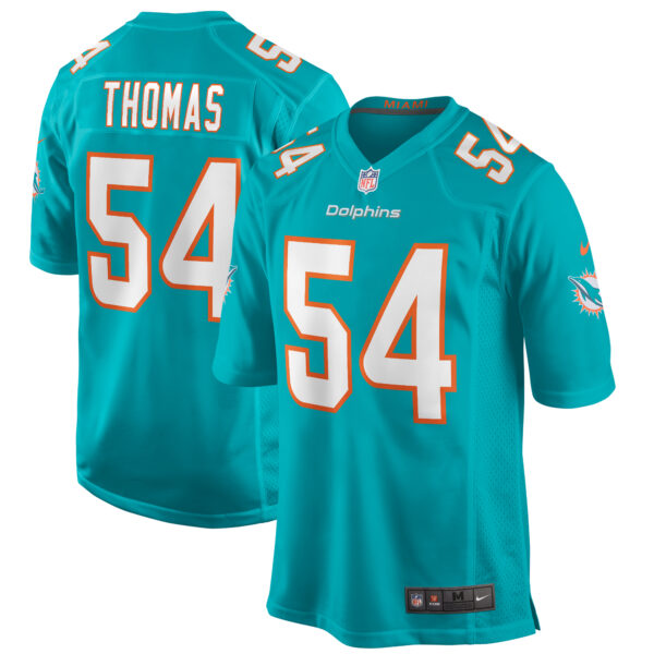 Men’s Miami Dolphins Zach Thomas Nike Aqua Game Retired Player Jersey