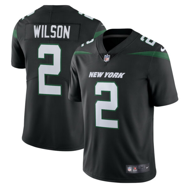 Men’s New York Jets Zach Wilson Nike Stealth Black Vapor Limited Jersey