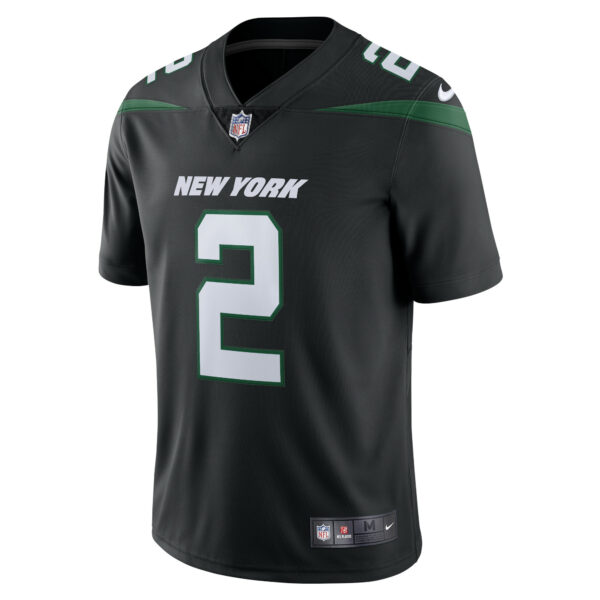 Men’s New York Jets Zach Wilson Nike Stealth Black Vapor Limited Jersey