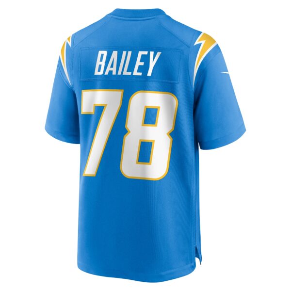 Men’s Los Angeles Chargers Zack Bailey Nike Powder Blue Player Game Jersey