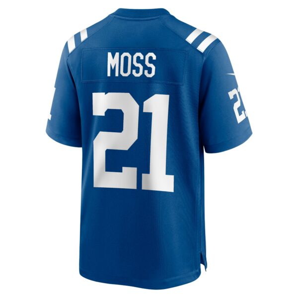 Men’s Indianapolis Colts Zack Moss Nike Royal Game Player Jersey