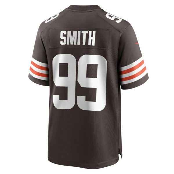 Men’s Cleveland Browns Za’Darius Smith Nike Brown Team Game Jersey