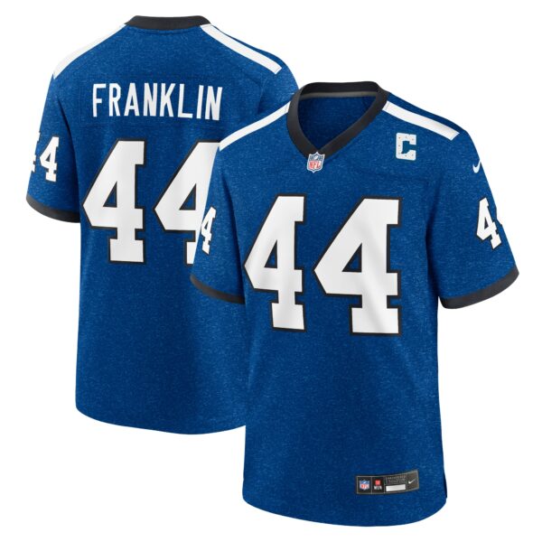 Men’s Indianapolis Colts Zaire Franklin Nike Royal Indiana Nights Alternate Game Jersey