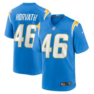 Men's Los Angeles Chargers Zander Horvath Nike Powder Blue Game Jersey