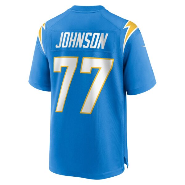 Men’s Los Angeles Chargers Zion Johnson Nike Powder Blue Player Game Jersey