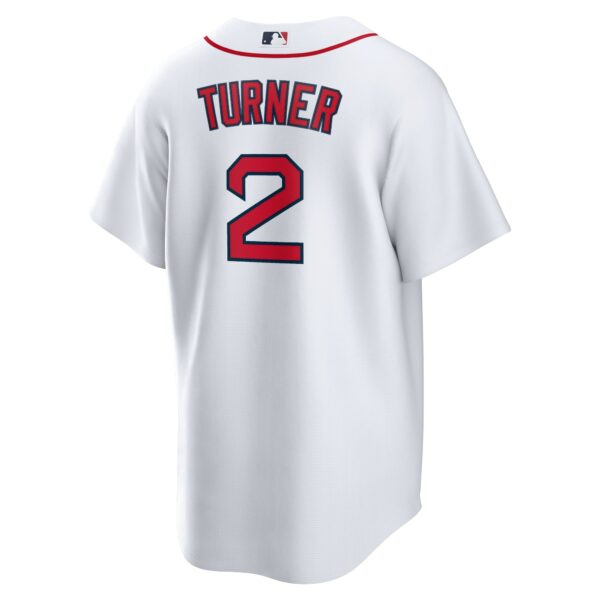 Men’s Boston Red Sox Justin Turner Nike White/Red Home Replica Player Jersey