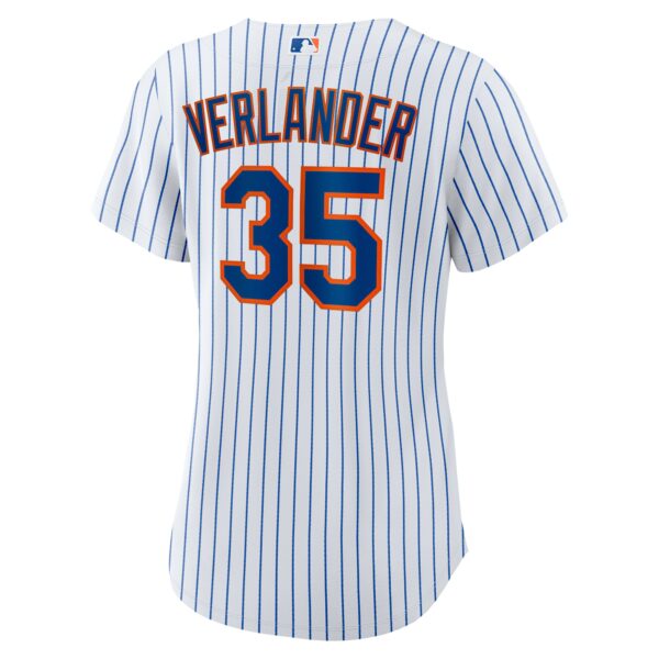 Women’s New York Mets Justin Verlander Nike White/Royal Home Replica Player Jersey