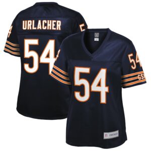 Women's Chicago Bears Brian Urlacher NFL Pro Line Navy Retired Player Replica Jersey