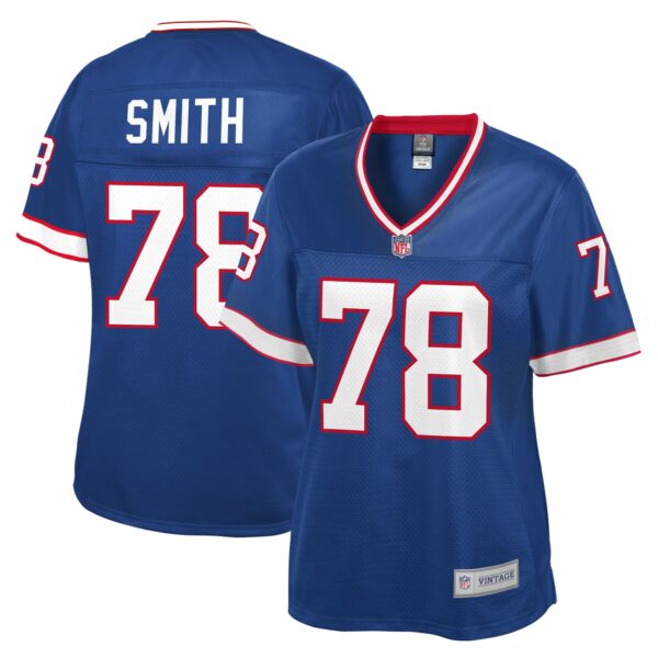 Women’s Buffalo Bills Bruce Smith NFL Pro Line Royal Retired Player Replica Jersey