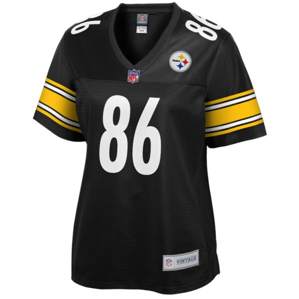 Women’s Pittsburgh Steelers Hines Ward NFL Pro Line Black Retired Player Replica Jersey