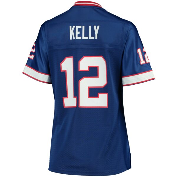 Women’s Buffalo Bills Jim Kelly NFL Pro Line Royal Retired Player Replica Jersey