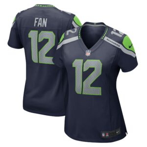 Women's Seattle Seahawks 12th Fan Nike Navy Player Jersey