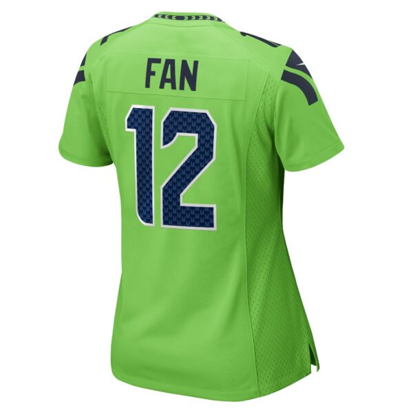 Women’s Seattle Seahawks 12th Fan Nike Neon Green Game Jersey