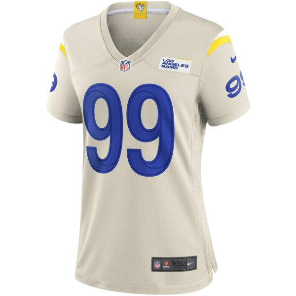 Women’s Los Angeles Rams Aaron Donald Nike Bone Player Game Jersey