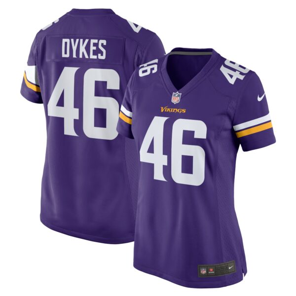 Women’s Minnesota Vikings Aaron Dykes Nike Purple Team Game Jersey