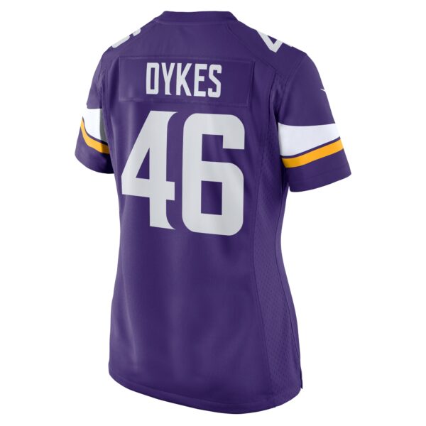 Women’s Minnesota Vikings Aaron Dykes Nike Purple Team Game Jersey