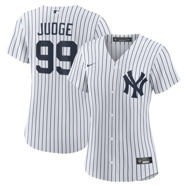 Women’s New York Yankees Aaron Judge Nike White Home Replica Player Jersey