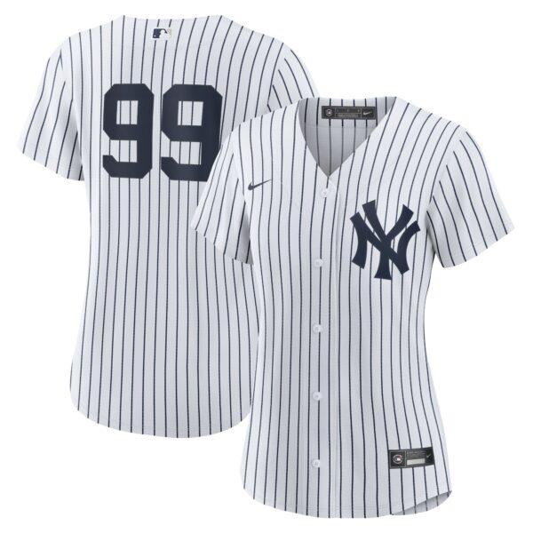 Women’s New York Yankees Aaron Judge Nike White Home Replica Player Jersey