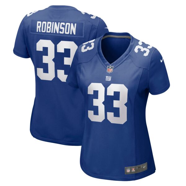 Women’s New York Giants Aaron Robinson Nike Royal Game Player Jersey